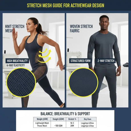 Stretch Mesh Guide for Activewear Design - Sportek International Inc.