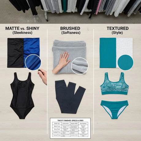 Tricot Fabric Finishes: Types, Technical Specs & Uses - Sportek International Inc.