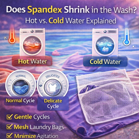 Does Spandex Shrink in the Wash? Hot vs. Cold Water Explained - Sportek International Inc.