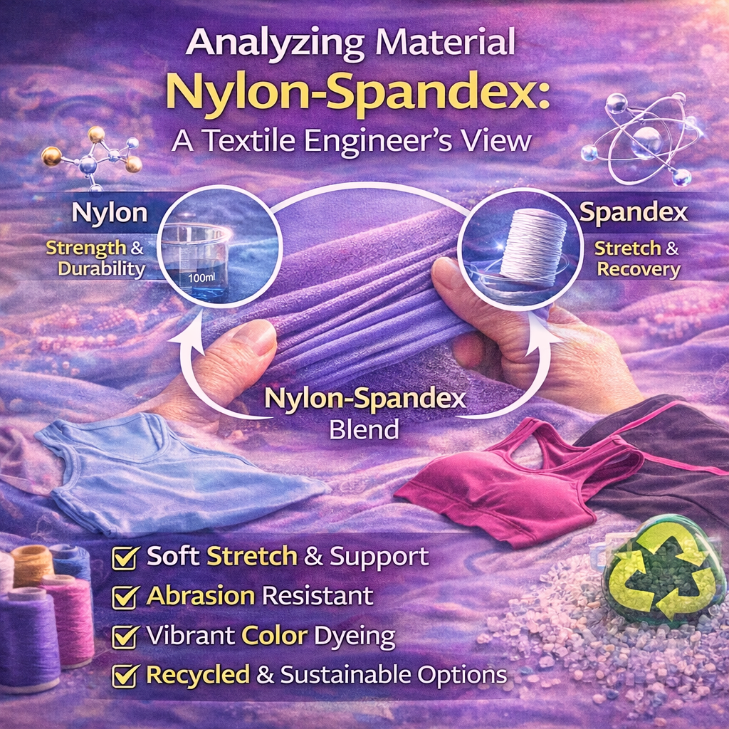 Analyzing Material Nylon Spandex: A Textile Engineer's View - Sportek International Inc.