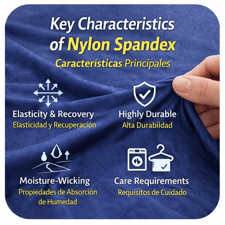 Key Characteristics of Nylon Spandex (Características Principales) - Sportek International Inc.