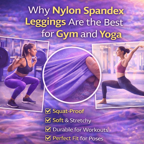 Why Nylon Spandex Leggings Are the Best for Gym and Yoga - Sportek International Inc.