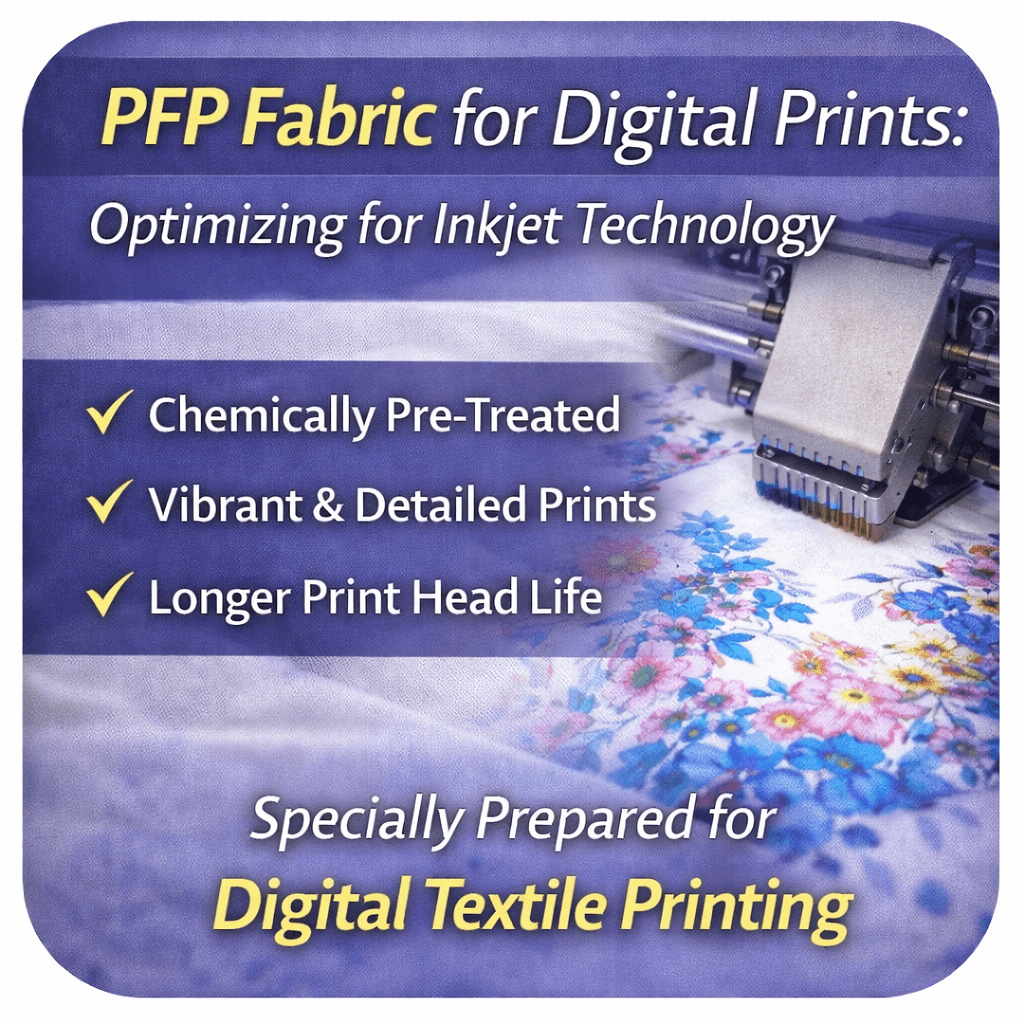 PFP Fabric for Digital Prints: Optimizing for Inkjet Technology - Sportek International Inc.