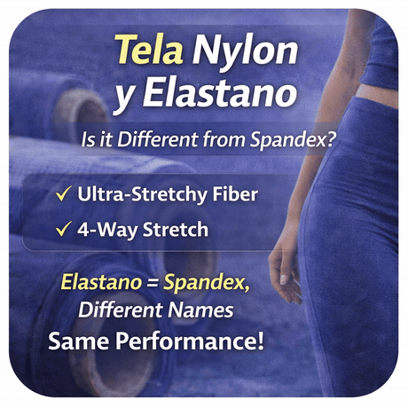 Tela Nylon y Elastano: Is it Different from Spandex? - Sportek International Inc.