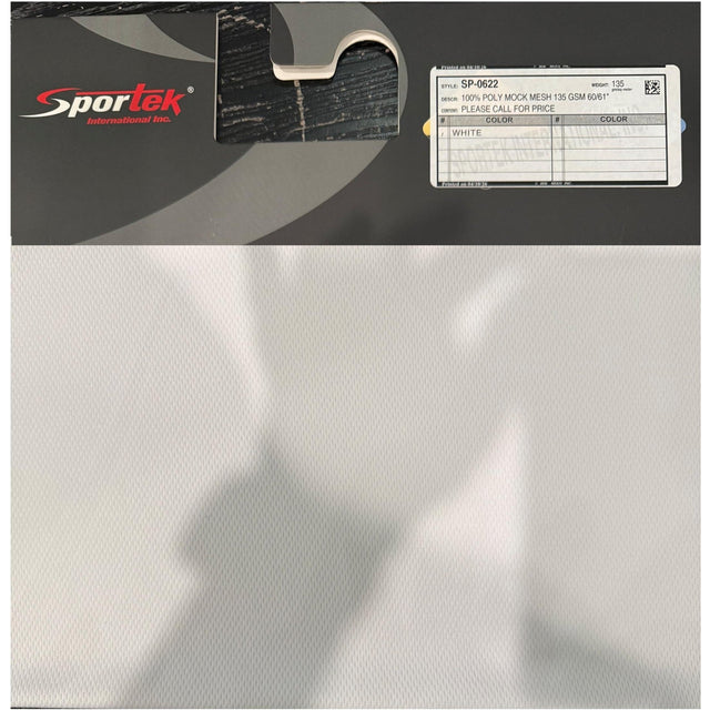 SP-0622 100% Polyester Mock Mesh Fabric – Lightweight 135 GSM, 60/61" Width - Spandex, Stretch MeshSportek International Inc.