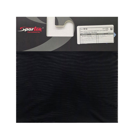 SP-46 95% Polyester 5% Spandex Power Mesh Fabric – Lightweight Black Raven - Spandex, Stretch MeshSportek International Inc.