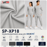 SP - XP18 Double Brushed Stretch Jersey with MAXDRI - Spandex, Nylon Spandex SolidsSportek International Inc.