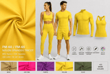 FM - 60 / FM - 65 Matte Nylon Spandex Tricot - Spandex, Nylon Spandex SolidsSportek International Inc.