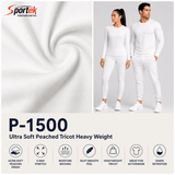 P - 1500 Ultra Soft Peached Tricot Heavy Weight - Spandex, Nylon Spandex SolidsSportek International Inc.
