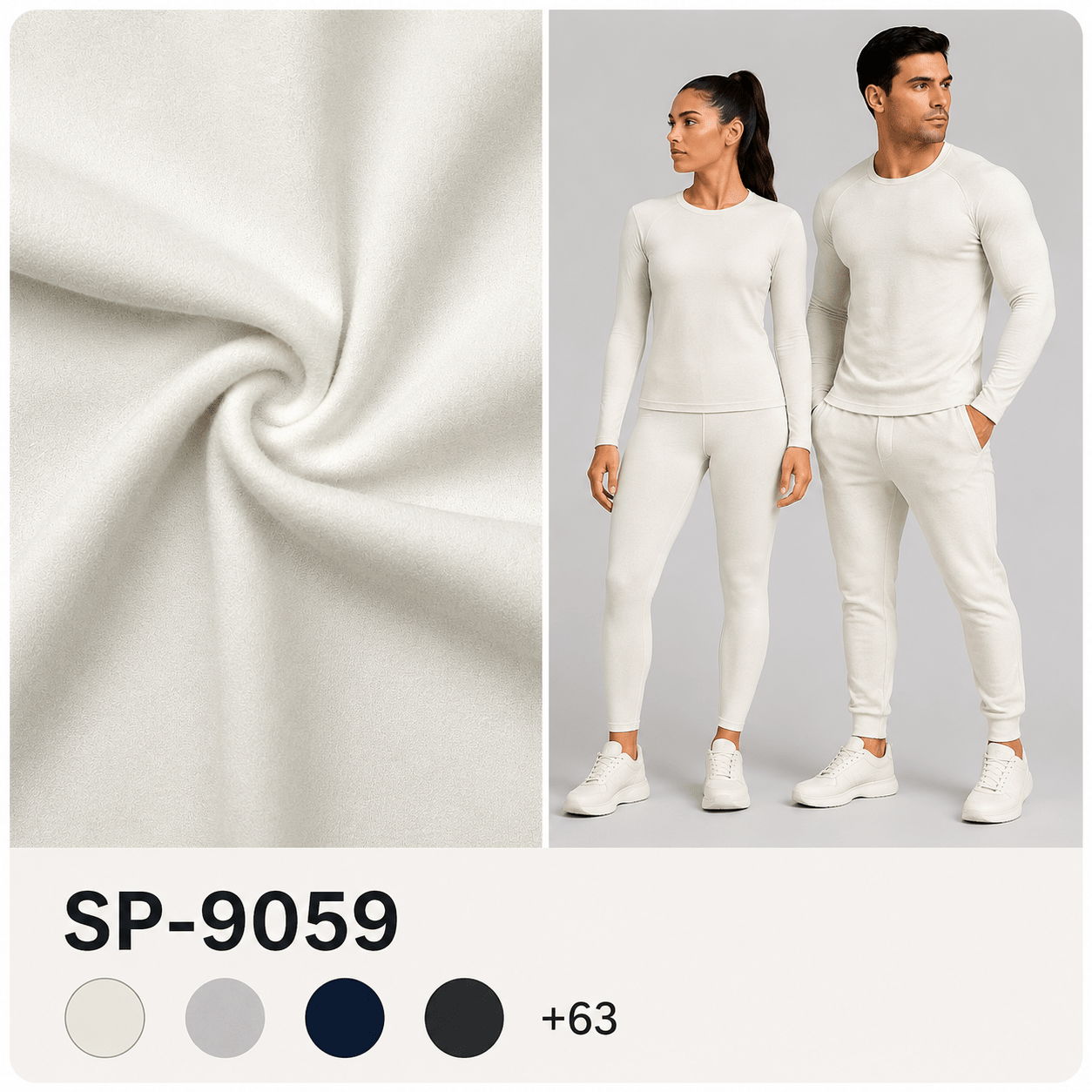 SP - 9059 ZiroTek Single - Sided Brushed Jersey - Spandex, Fleeces - Double and Single SidedSportek International Inc.