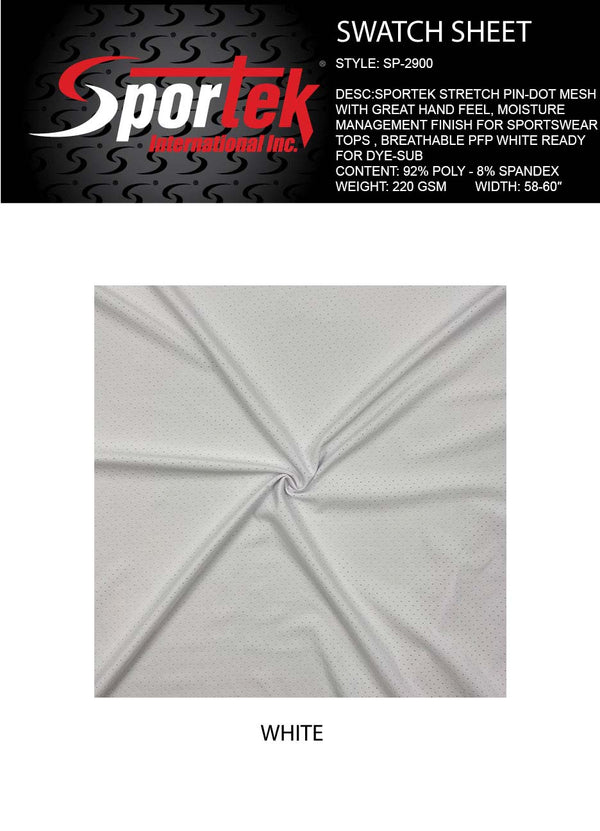 SP-2900 Sportek Stretch pin-dot mesh