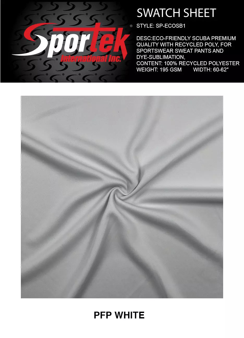 SP - ECOSB1 | Scuba 100% Recycled Polyester - Sportek International Inc.