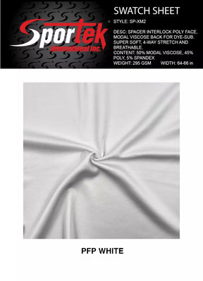 SP - XM2 Spacer Interlock Modal - Poly - Spandex 295 GSM - Sportek International Inc.