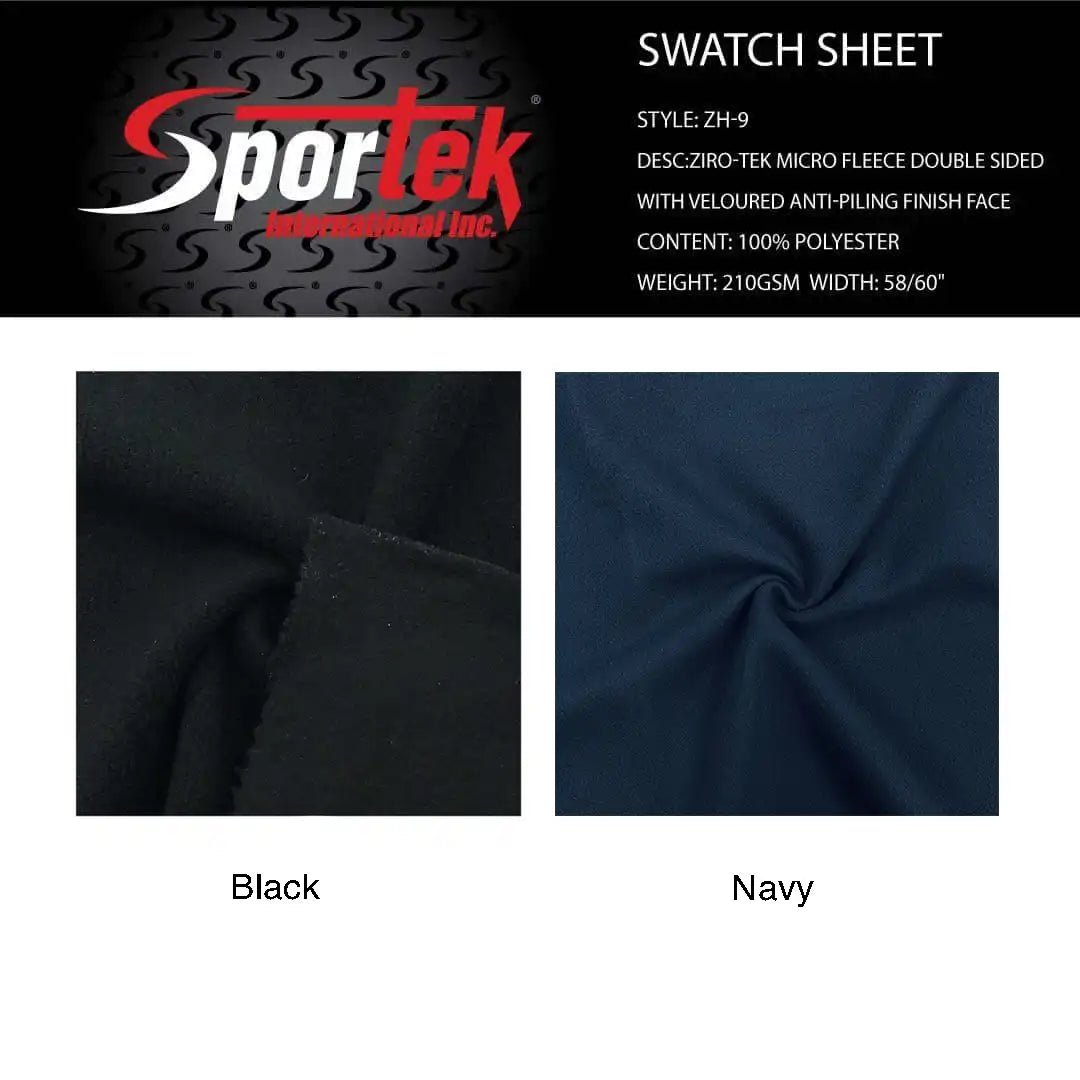 ZH - 9 Ziro - Tek Micro Fleece 100 Wt – Veloured - Spandex, Fleeces - Double and Single SidedSportek International Inc.