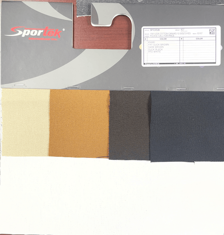 SP-CVS38 100% USA Cotton Canvas 11.5 oz Dyed Fabric - Sportek International Inc.