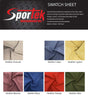 SP - 106 Sportek Poly - spandex active twill 4 way stretch heather look with DWR finish - Sportek International Inc.