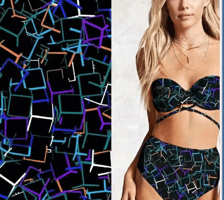 SP - NP90015 3D Boxes Printed Spandex - Sportek International Inc.