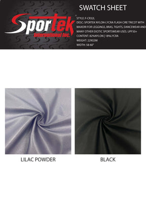 F - CR32L Sportek Nylon LYCRA® Flash Cire Tricot - Sportek International Inc.
