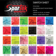 FR - 30 Shiny Sportek premium quality Nylon - Spandex Raschel for sportswear, Dancewear - Sportek International Inc.