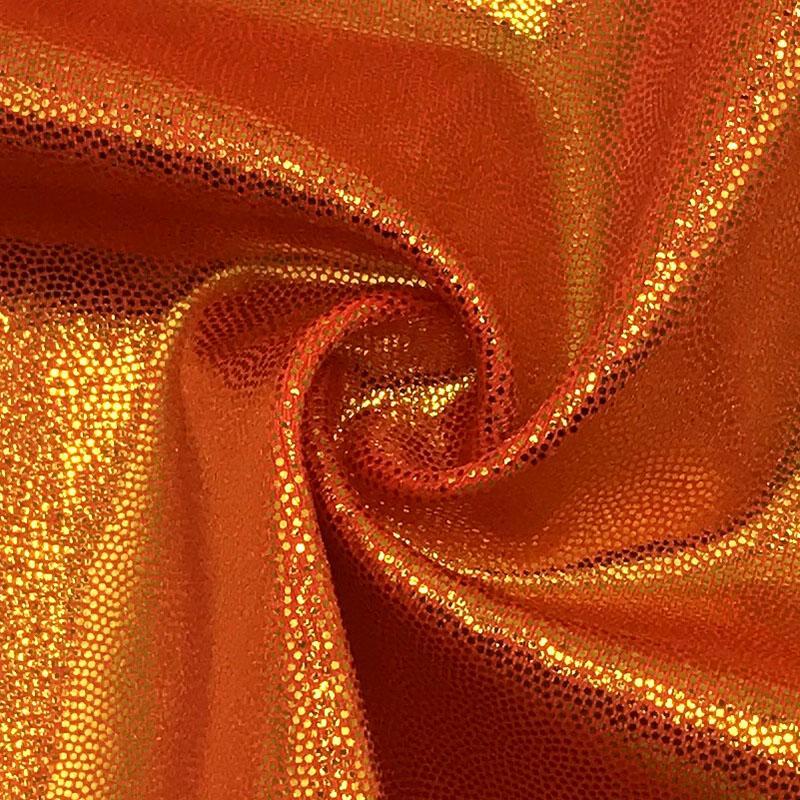 Foil Spandex Fabric Red, by the yard