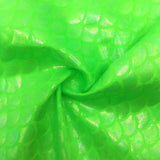 SP - Mermaid 101 Spandex Tricot with Rainbow clear shell - $14 per yard - $5 per color card - Sportek International Inc.