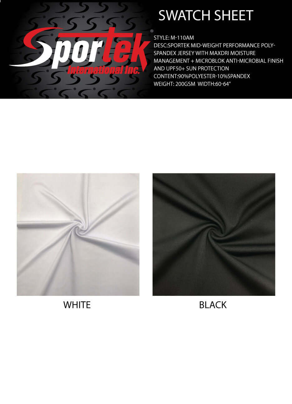 M - 110AM | Moisture Management Spandex - Sportek International Inc.
