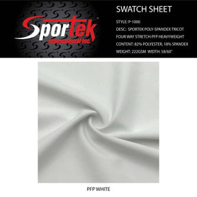 P - 1000 Sportek Poly - Spandex Tricot four Way Stretch PFP Heavyweight - Sportek International Inc.