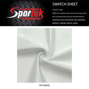 P - 190 Poly Spandex Tricot Shiny - Sportek International Inc.