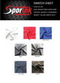 SP - 105 Poly - spandex stretch is woven soft hand durable - Sportek International Inc.
