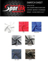SP - 105 Poly - spandex stretch is woven soft hand durable - Sportek International Inc.