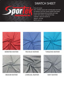 SP - 1052H Sportek Quick Dry Top Melange Heather - Sportek International Inc.