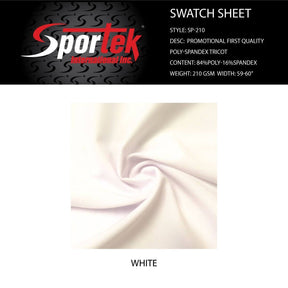SP - 210 Promotional First Quality Poly - Spandex Tricot - Sportek International Inc.