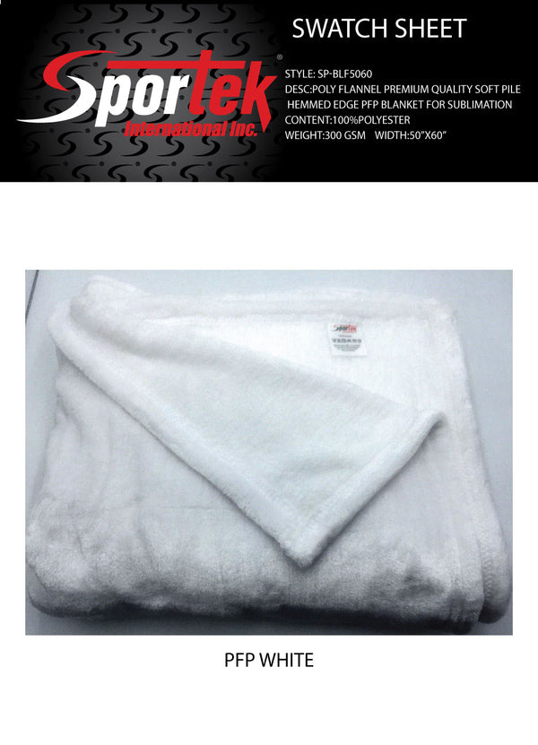 SP-BLF5060 Poly Flannel Premium Quality Soft Pile Hemmed Edge