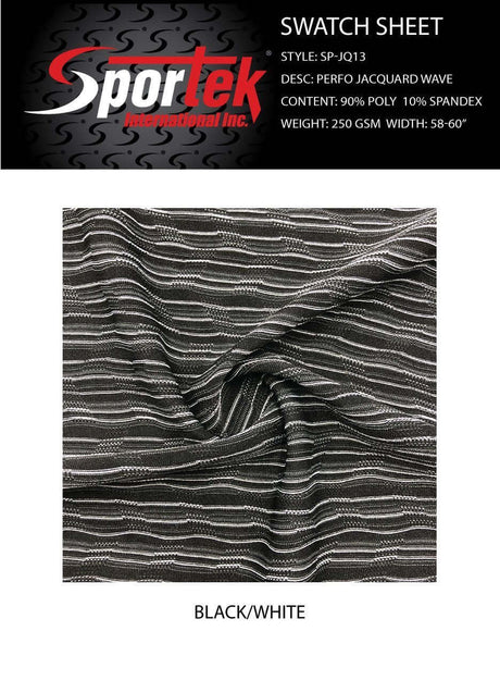 SP - JQ13 Perfo Jacquard Avanti, Textured None See Through Breathable, compression - Sportek International Inc.