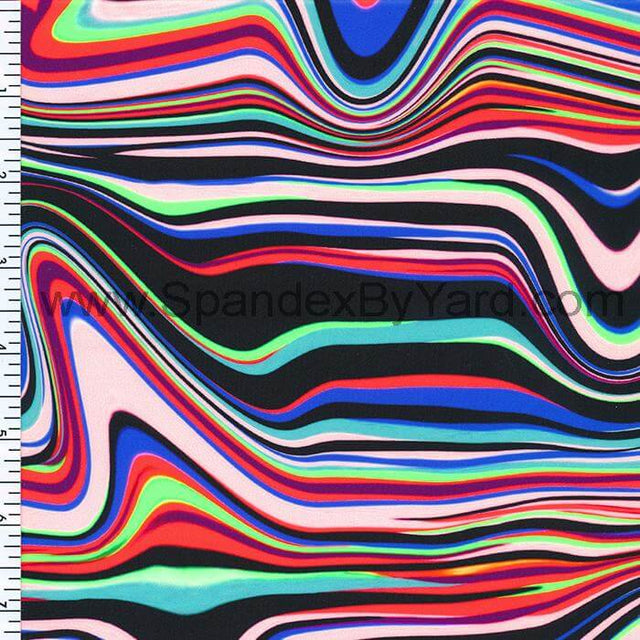 SP - NP2616 Kiss Me - Red Nylon Spandex Digitally Wet Print - Sportek International Inc.