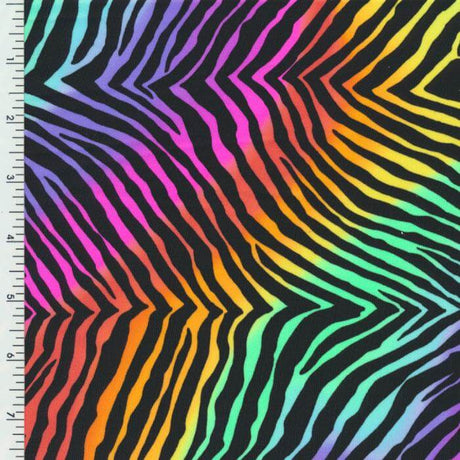 SP - NP2792 Rainbow Zibra Nylon Spandex Digitally Wet Print - Sportek International Inc.