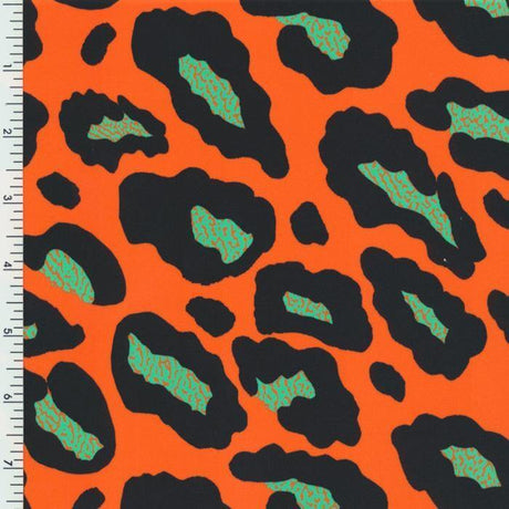 SP - NP2799 Funny Spots ORANG Nylon Spandex Digitally Wet Print - Sportek International Inc.