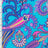 SP - NP2802 Shiraz Turq Nylon Spandex Digitally Wet Print - Sportek International Inc.