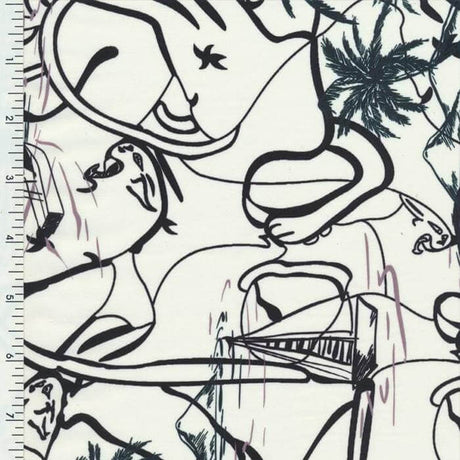 SP - NP90001 Simple Island Printed Spandex - Sportek International Inc.