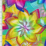 SP - NP90014 Rotatin Floral Printed Spandex - Sportek International Inc.