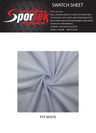 SP - SJ185 Sportek Spun Poly Jersey PFP White with Cotton Feel - Sportek International Inc.
