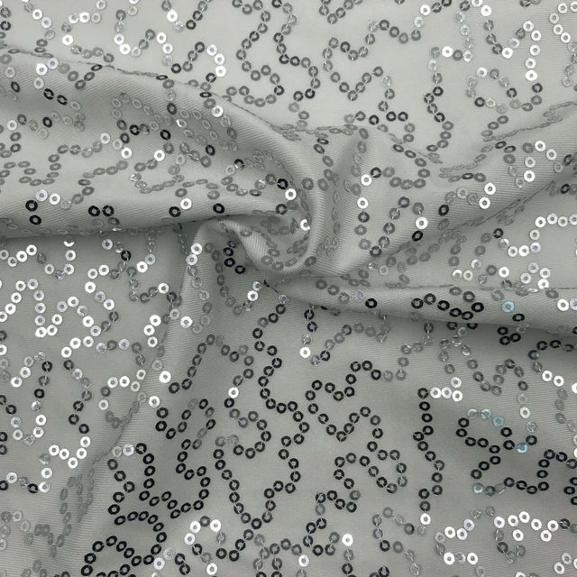 SP - SQ14 Sportek Stretch Jersey with Silver Sequin - Sportek International Inc.