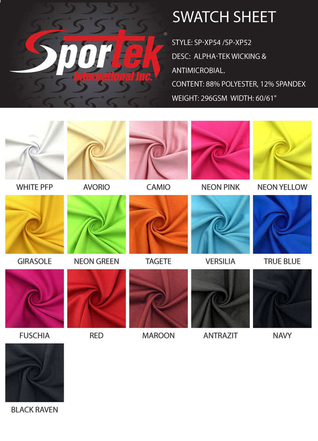 SP - XP52 | SP - XP55 Alpha - Tek Compression MaxDri - MicroBlok - Sportek International Inc.