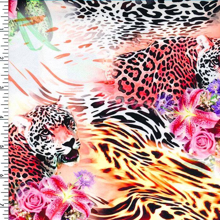 SP - NP2664 Pink Gold Black Green Nylon Spandex Digitally Wet Print - Sportek International Inc.