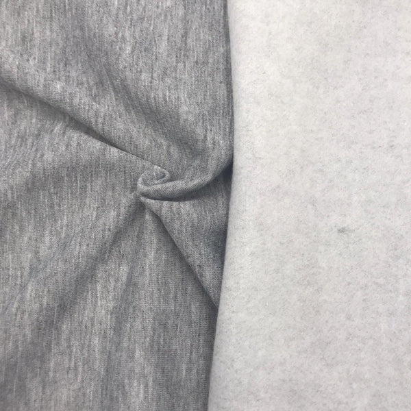 ZT-17 Sportek Heather Grey Sweat Shirt single sided Fleece with Cotton hand feel 160GSM