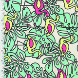 XL0002 Printed Spandex Tricot Promo print Flamingo - Sportek International Inc.