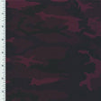 XL0011 Printed Spandex Tricot Promo print MAROON CAMO - Sportek International Inc.