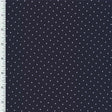 XL0019 Printed Spandex Tricot Promo print PIN DOT NAVY WHITE - Sportek International Inc.