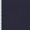 XL0019 Printed Spandex Tricot Promo print PIN DOT NAVY WHITE - Sportek International Inc.