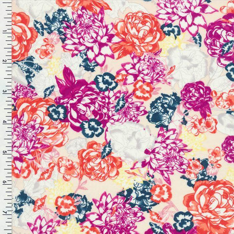 XL0024 Printed Spandex Tricot Promo print VALENTINE - Sportek International Inc.